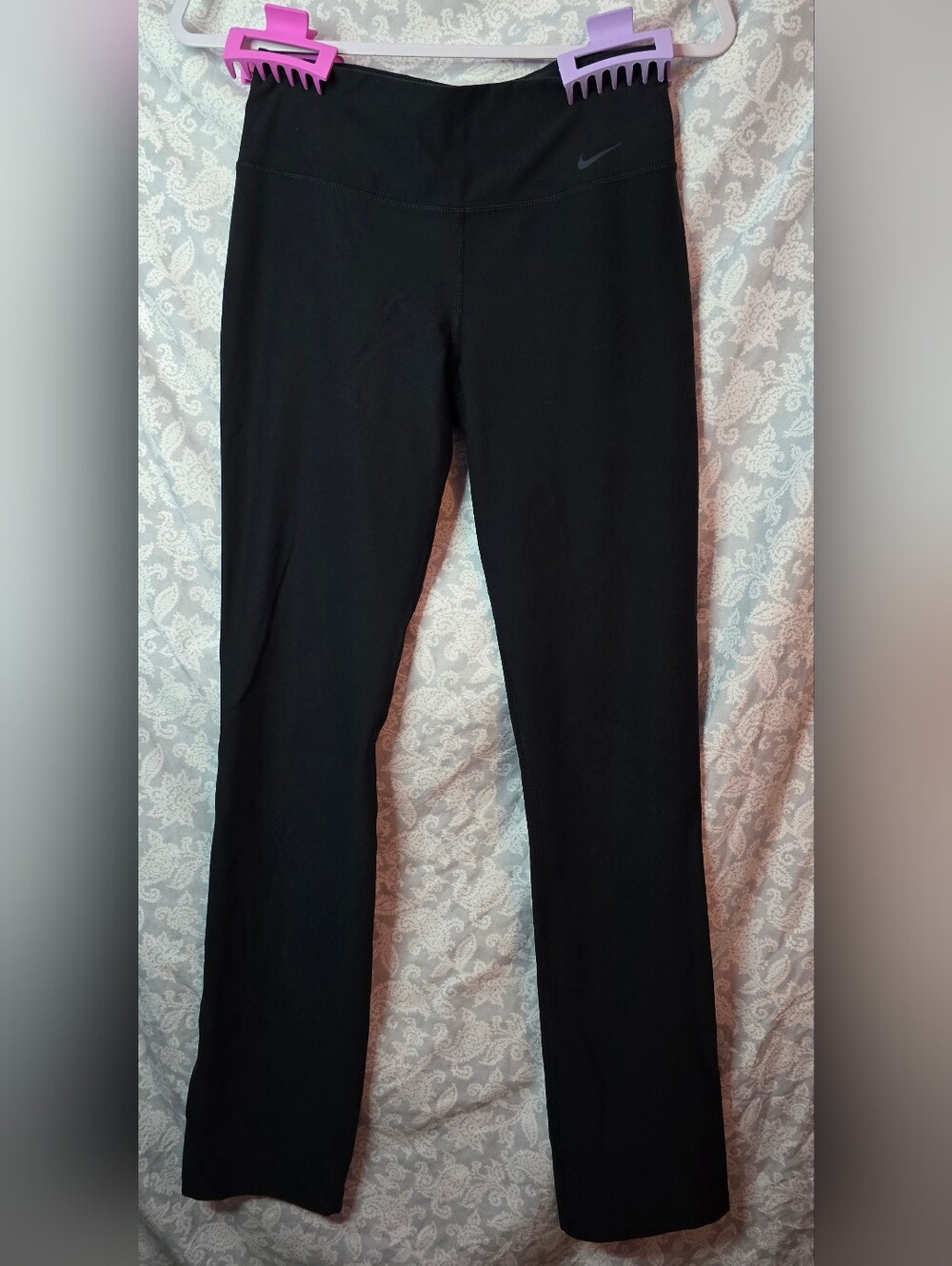 Nike Black Women's Dri-fit Athletic Pants Small 31.5 Inseam